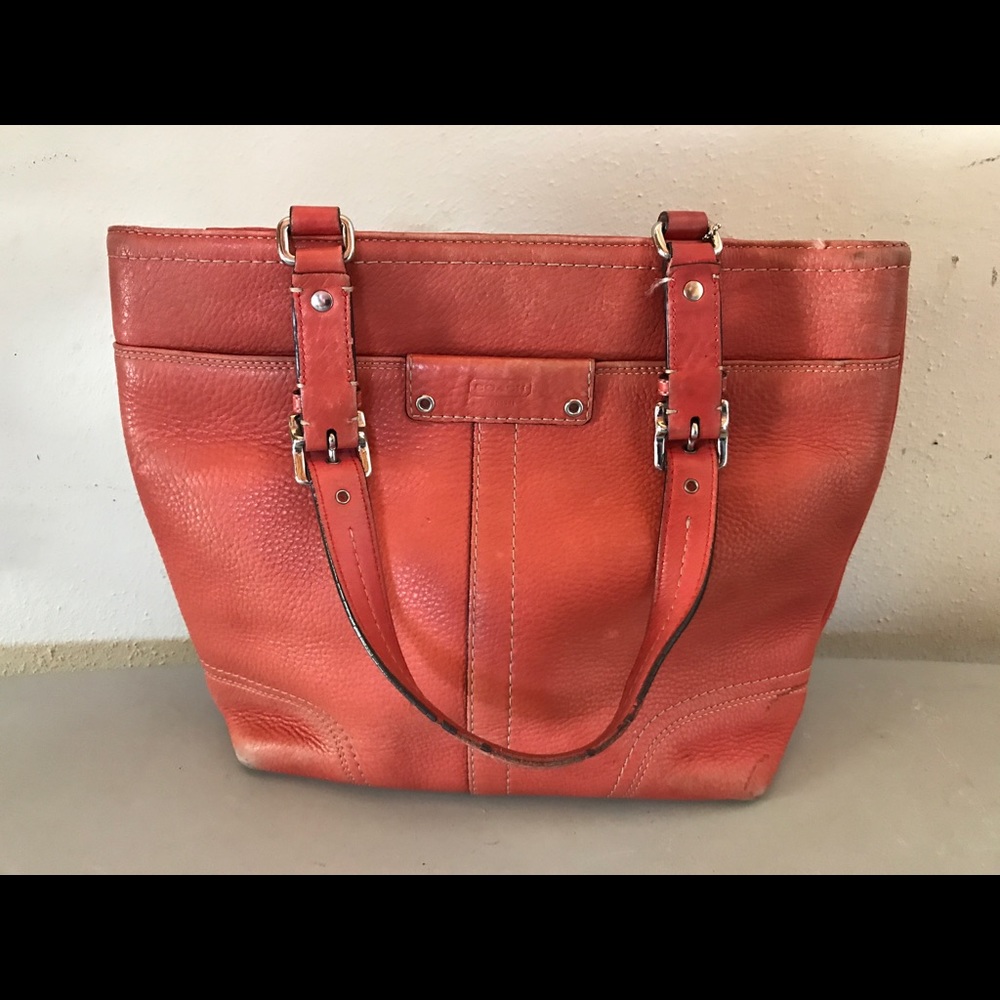 Coral Coach purse